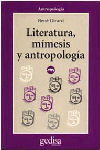 LITERATURA, MÍMESIS Y ANTROPOLOGÍA